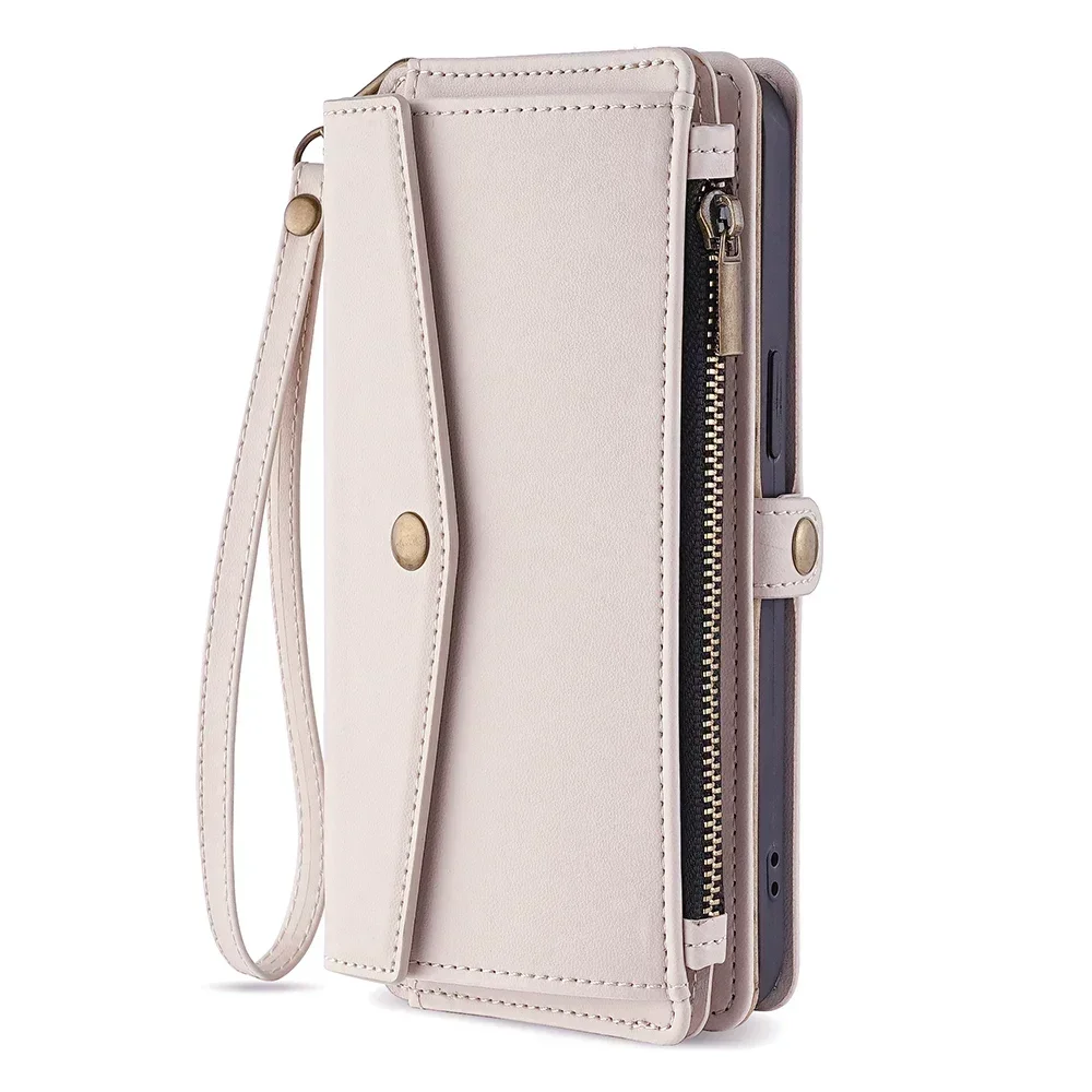 Crossbody Wallet Faux Leather Flip Case