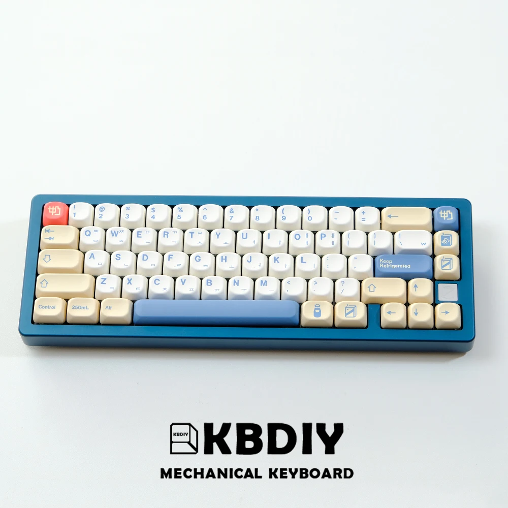 GMK, Soymilk, 140 teclas, PBT, MOA semelhante, japonês, coreano, russo, 7u