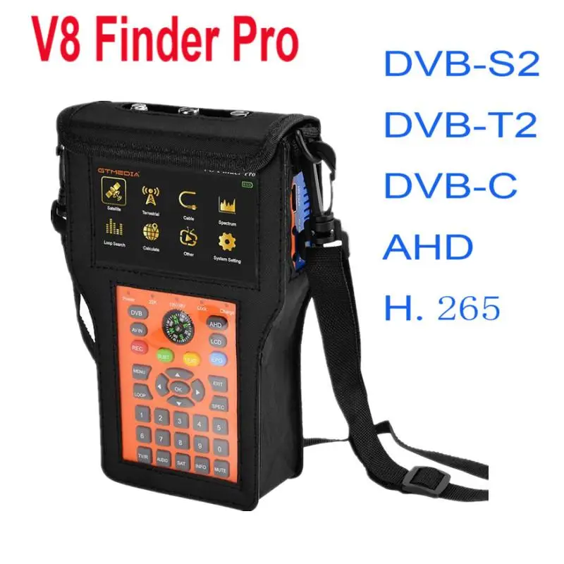 To V8 Finder 2 DVB-S2/S2X H.265 Satellite Meter Satellite Finder than V8 FINDER PRO vs satlink ST-5150 ws-6933