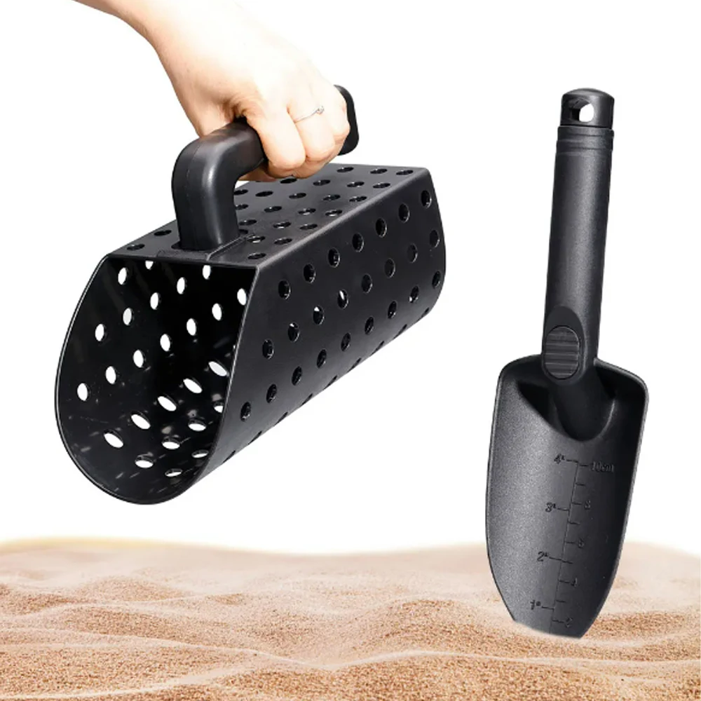 Metal Detecting Sand Scoop Set Portable ABS Plastic Treasure Hunting