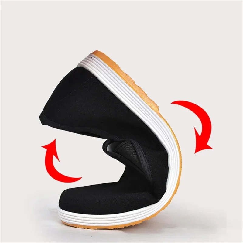 Chinese Traditional Kung Fu Shoes Wing Chun Tai-Chi Wushu Martial Arts Casual Shoes Old Beijing Cloth Taekwondo for Men
