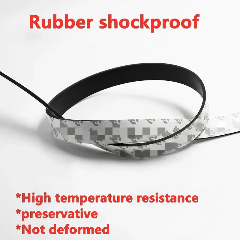 Silicone Rubber Seal Gasket Strip Anti-skid Shock Absorption Self Adhesive 1PCS Length 50cm Thicknes 1/2/3mm door seal strip,sealing strip tape,window seal strip,sealing tape,sealing strip,rubber seal strip,rubber door weatherstripping,door weatherstripping,silicone seal strip,rubber gasket panel