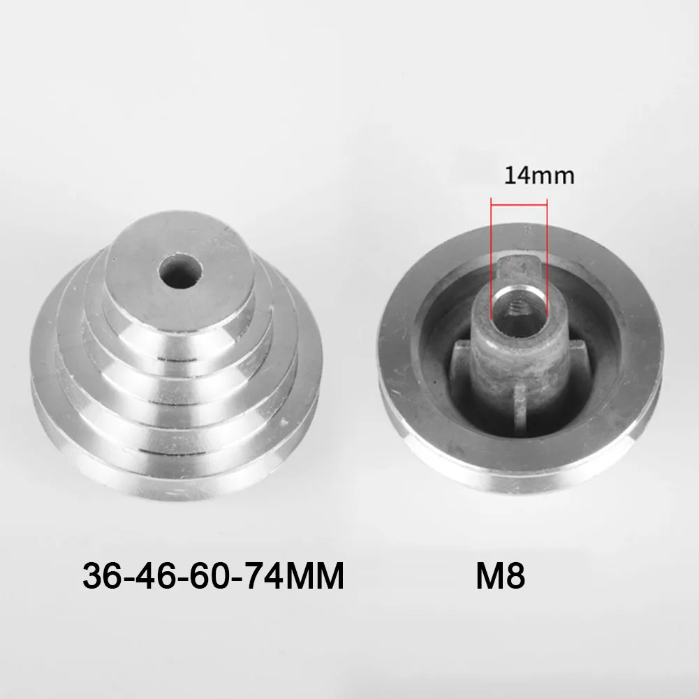 1pcs Pagoda Pulley Wheel Aluminum Transmission Wheel For Benchtop Drill Press Z4116 Size 14mm 18mm 21mm For V-shaped Pulley