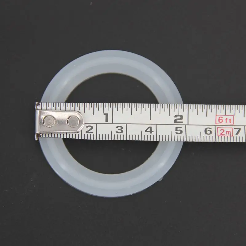 Silicone Half Flat Gasket for 1.5 Inch Tri Clover Cap 5pcs/lot silicone gasket