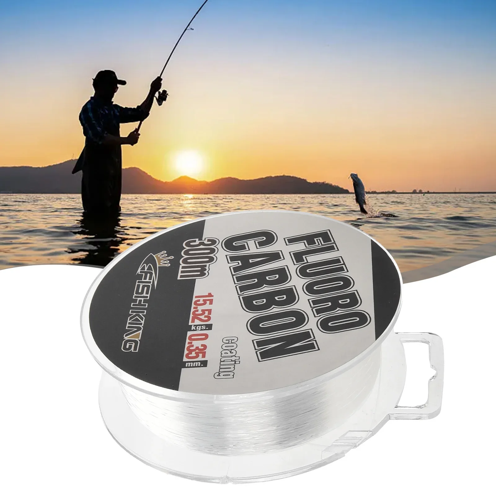 Fluorocarbon Fishing Line Hot Sale 300m 0.3-0.5mm Fishing Lines Leader Carbon Fiber Line Carbon Part Accessories