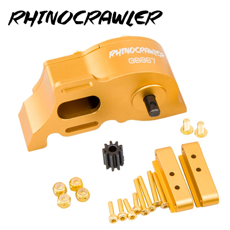 Détail des engrenages internes de la boîte de vitesses RhinoCrawler GB867 pour RC Crawler.