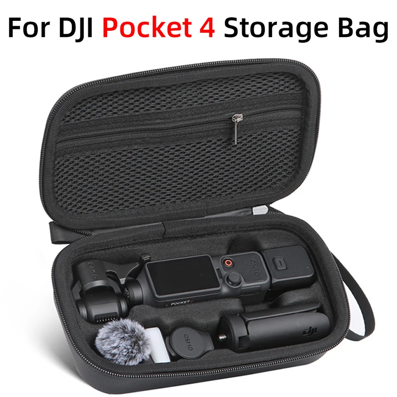 DJI OSMO Pocket 4용 충격 방지 휴대용 케이스 Osmo Pocket 4 짐벌 카메라 액세서리용 하드 쉘 보관 가방