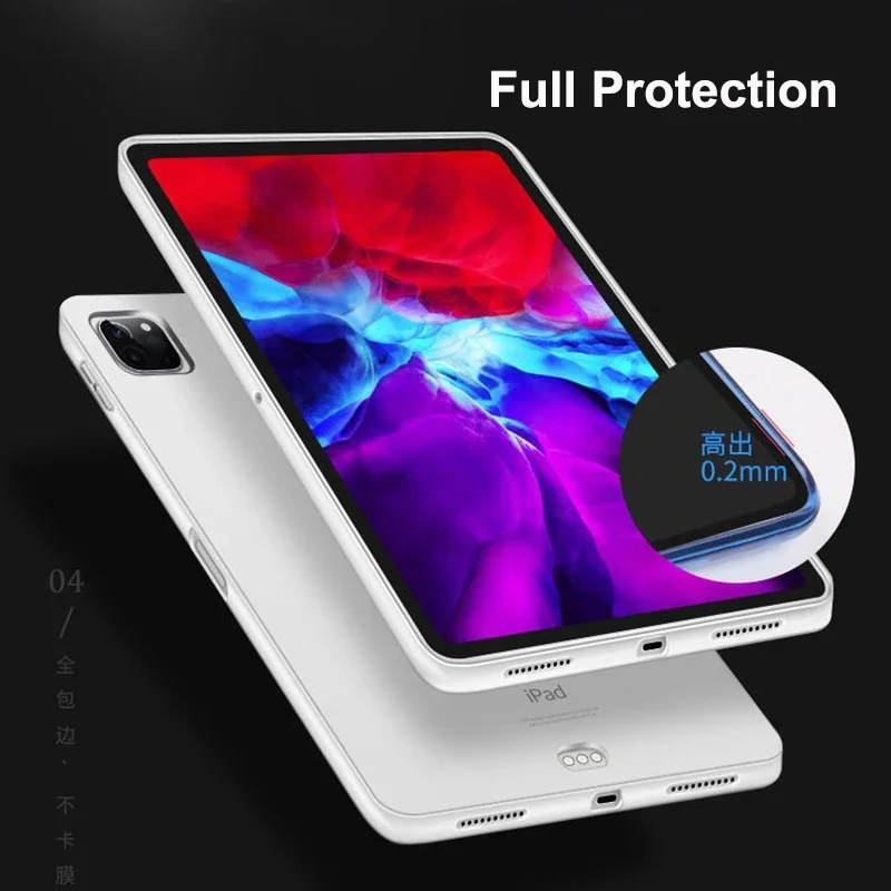 para o Ipad 2023 2023 2023 10 Pro12.9 10.2 ar Sohckproof Mini 9.7 10.5 Case Tpu Silicone Limpar Magro Shell Capa Fundas - Imagem 6
