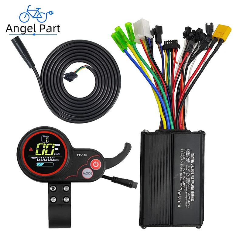 48V 20A 500W Brushless Motor Sine Wave Universal Controller TF-100 TF100 LCD Display Throttle Kit kugoo M4 Electric Scooter