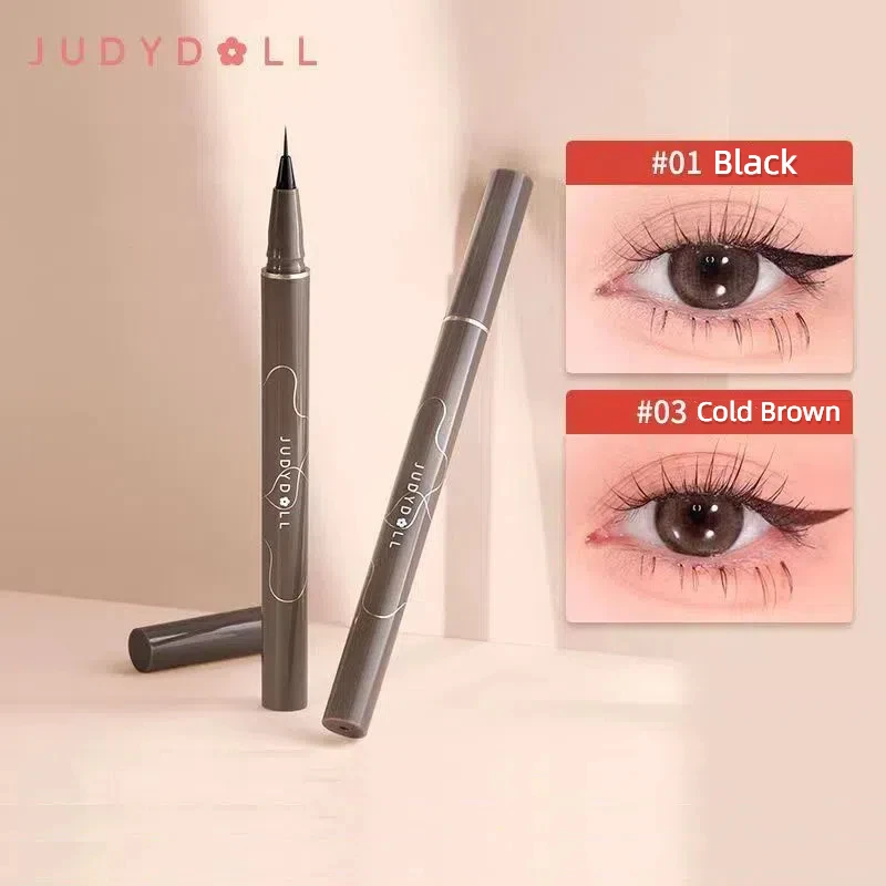 Judydoll Black Liquid Eyeliner Pencil Ultra-fine Waterproof Quick Dry Long Lasting Eye Makeup Smooth Eye Liner Pen Cosmetics 2