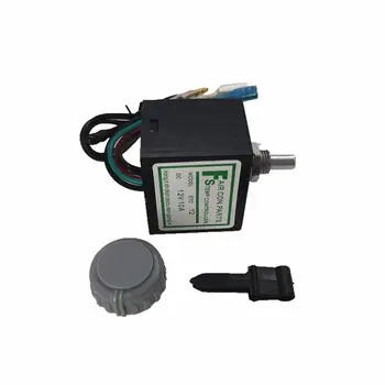 Termostato per Aria Condizionata Auto in ABS, Accessorio Auto, Termostato Elettronico A/C 12V/24V, Controllo della Temperatura