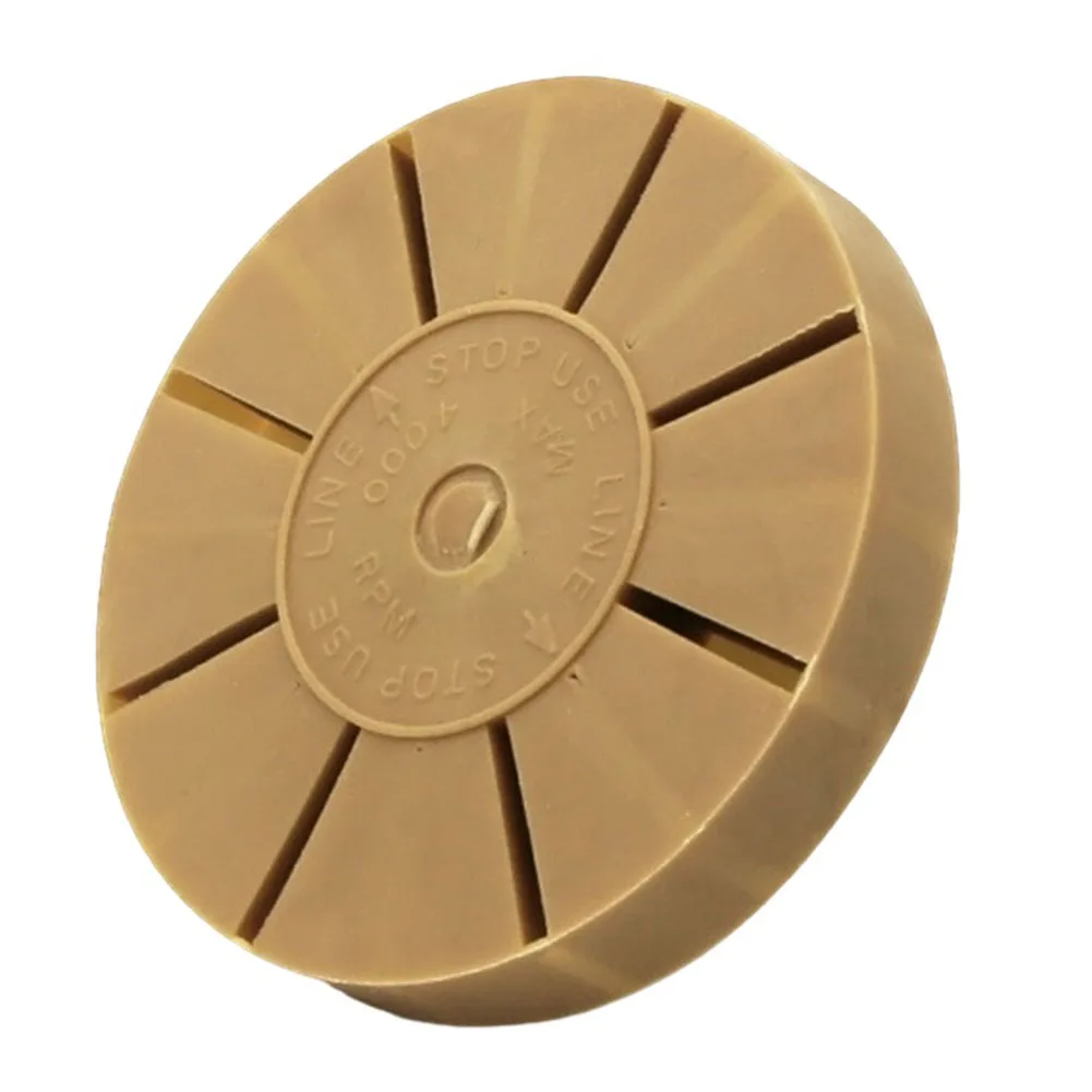 

Wheel Degumming Wheel Wheel, Wheels Silver+Yellow Wheels 3.5 Inch 4000RPM Adhesive Hardware Tool Removal Durable
