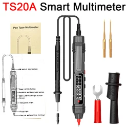 High-Precision Smart Digital Multimeter with Non-Contact Voltage Detection and Auto Range Capacitance Tester (TS20A Accessory 1)