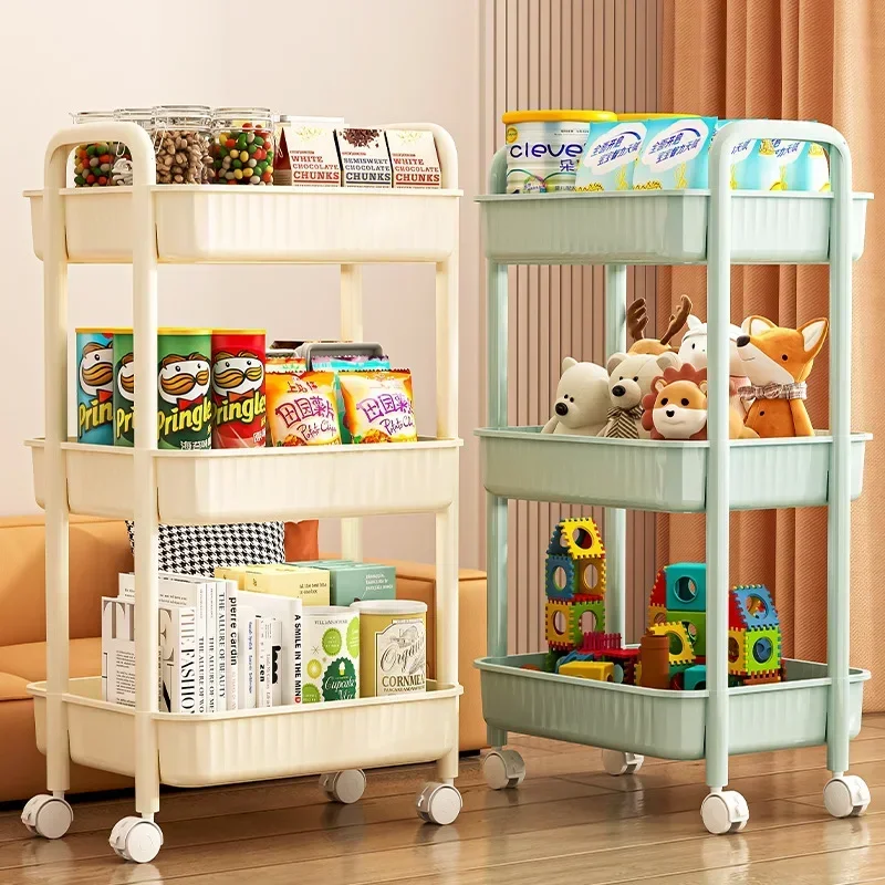 

1pcs Storage Rack With Wheels,Your Home With This Stylish Narrow Storage Cart - Perfect For Cabinets, Living Room, Bathroom