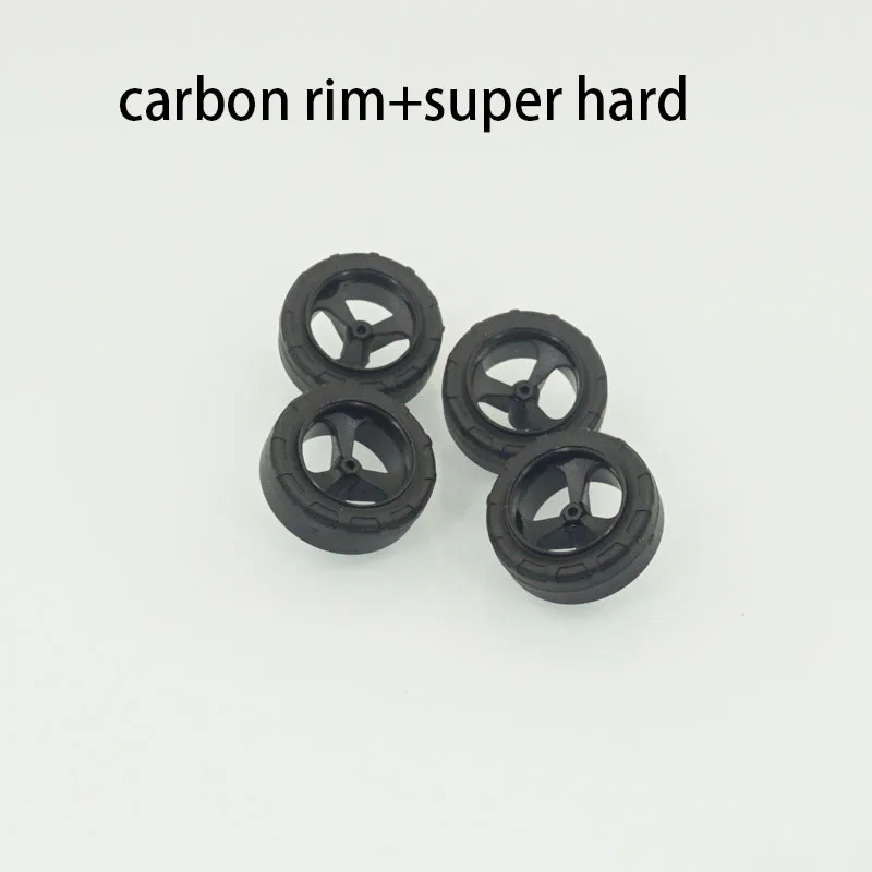 project D mini 4wd parts carbon small wheels maroon super hard tyre 95634/96635 narrow wide rims for tamiya mini 4wd racing car 2