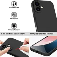 Liquid Silicone Case for iPhone 17 16 15 14 13 12 11 Pro Max 12 Mini iPhone 16 Plus 16e 17 Air Soft Protective Anti-drop Cover - Image 2