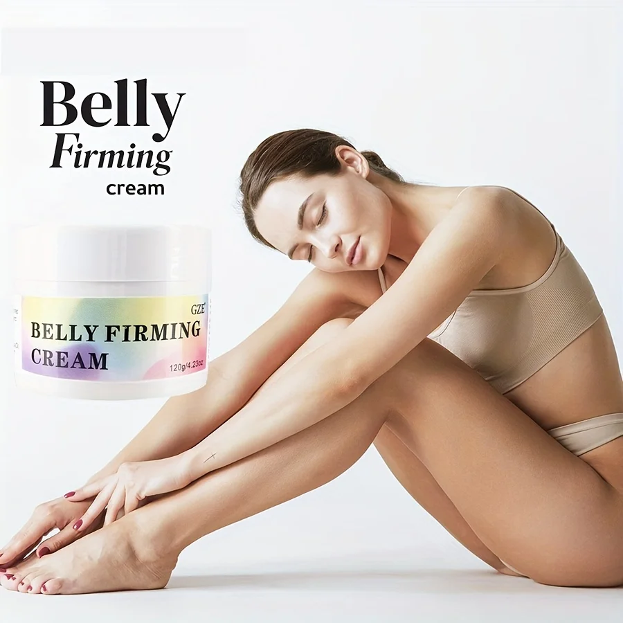 GZE Flat Belly Firming Cream - Skin Firming Smoothing Cream For Stomach, Thighs & Butt, Moisturizing Firming Lotion 120g 5
