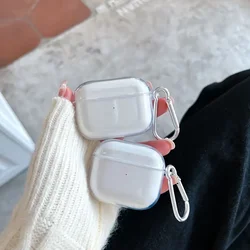 Soft Clear TPU Shockproof Transparent Earphone Case Cover for Airpods Pro 2