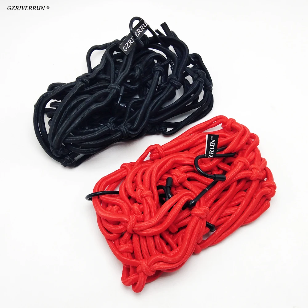 Elastic Cord Motorcycle Luggage Net 40x40cm Cargo Accessories Helmet Spider Mesh Motorbike Bikes Travel