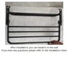 Multifunctional Aluminum Foldable Towel Rack Wall-Mounted Bathroom Item Shelf Suitable for Shower Rooms Bathroom Accessories 6