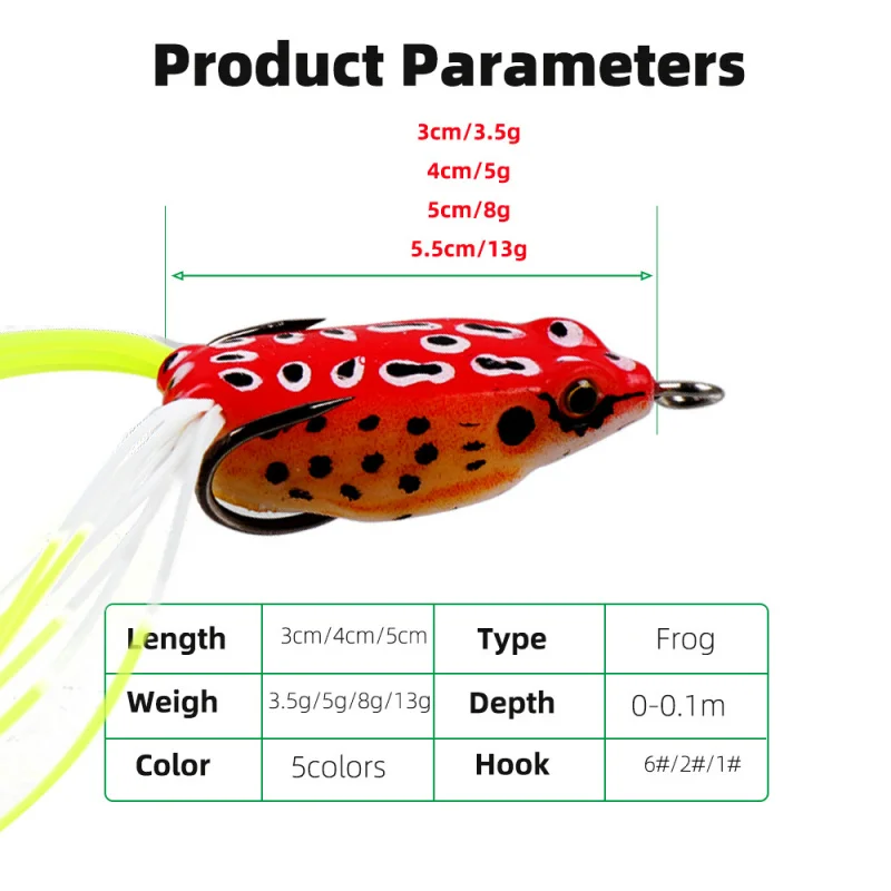 Floating Frog Lure for Snakehead Fish 3