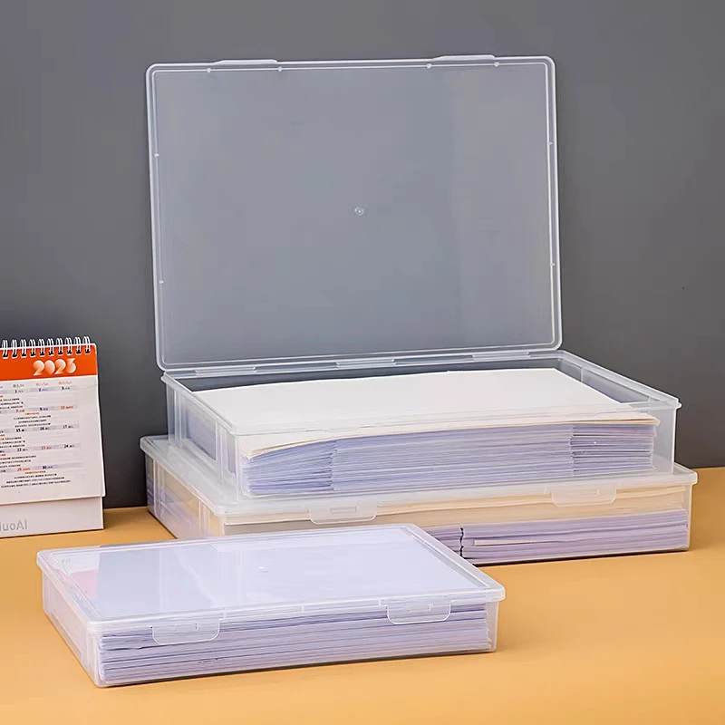 Versatile Transparent Storage Box with Large Capacity