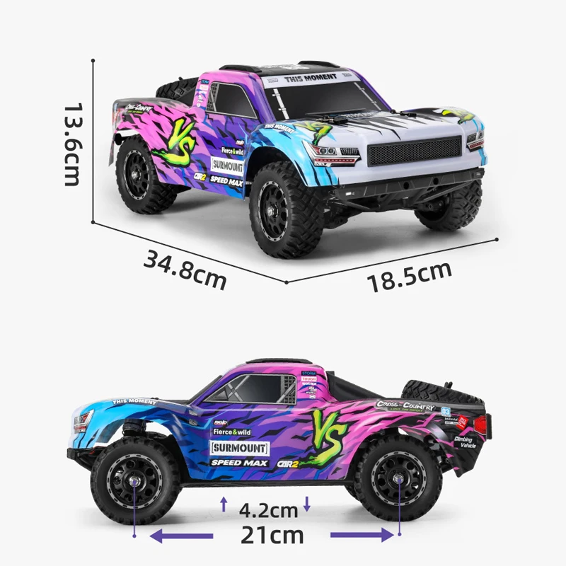 HBX 1/16 3101A 귯ø 4WD RC ª ڽ Ʈ Ǯ   ݼ  45 KM/H ӵ ڵ 峭