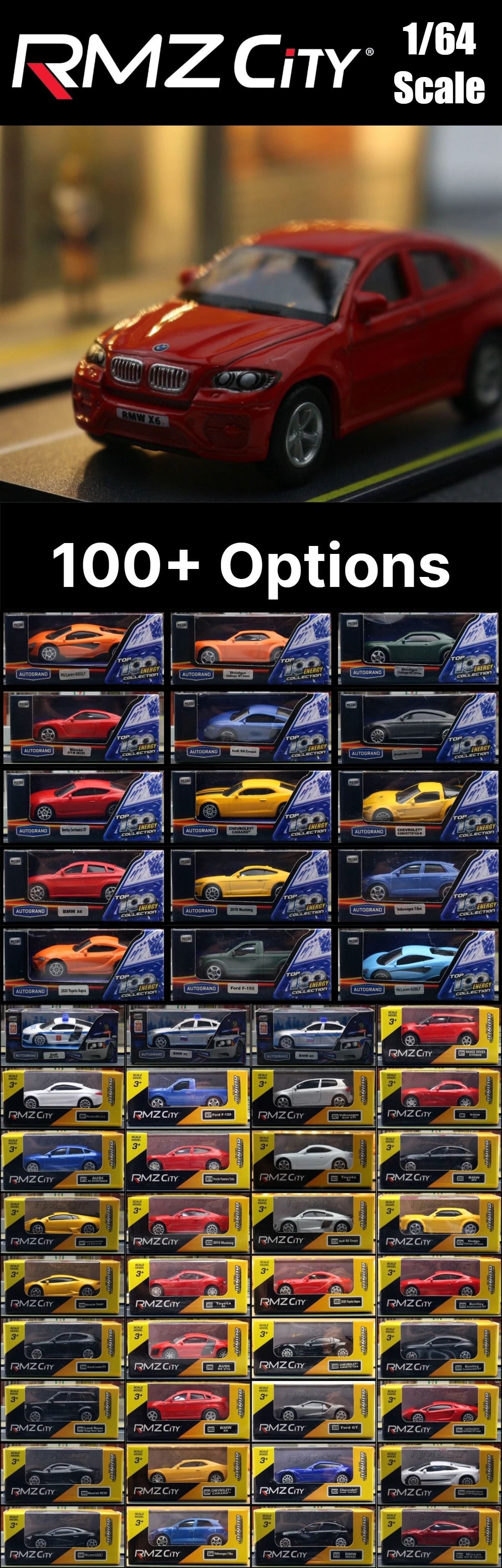 RMZ City 1/64 McLaren 600LT Diecast Supercar Sport Toy Car Model