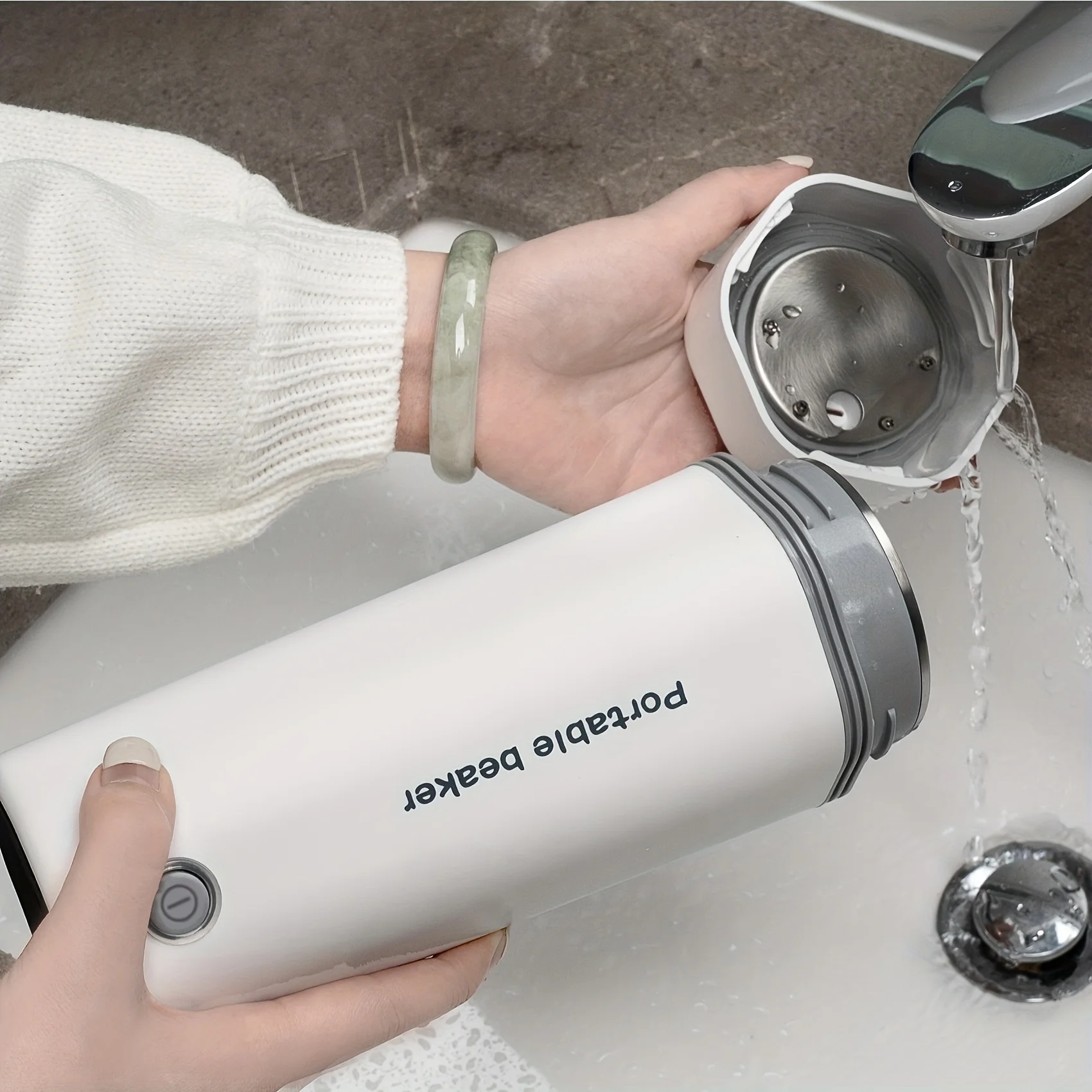 

350ml Fast Boiling Portable Electric Kettle With Automatic Shut Off - Ideal For Travel, Tea, Coffee And More