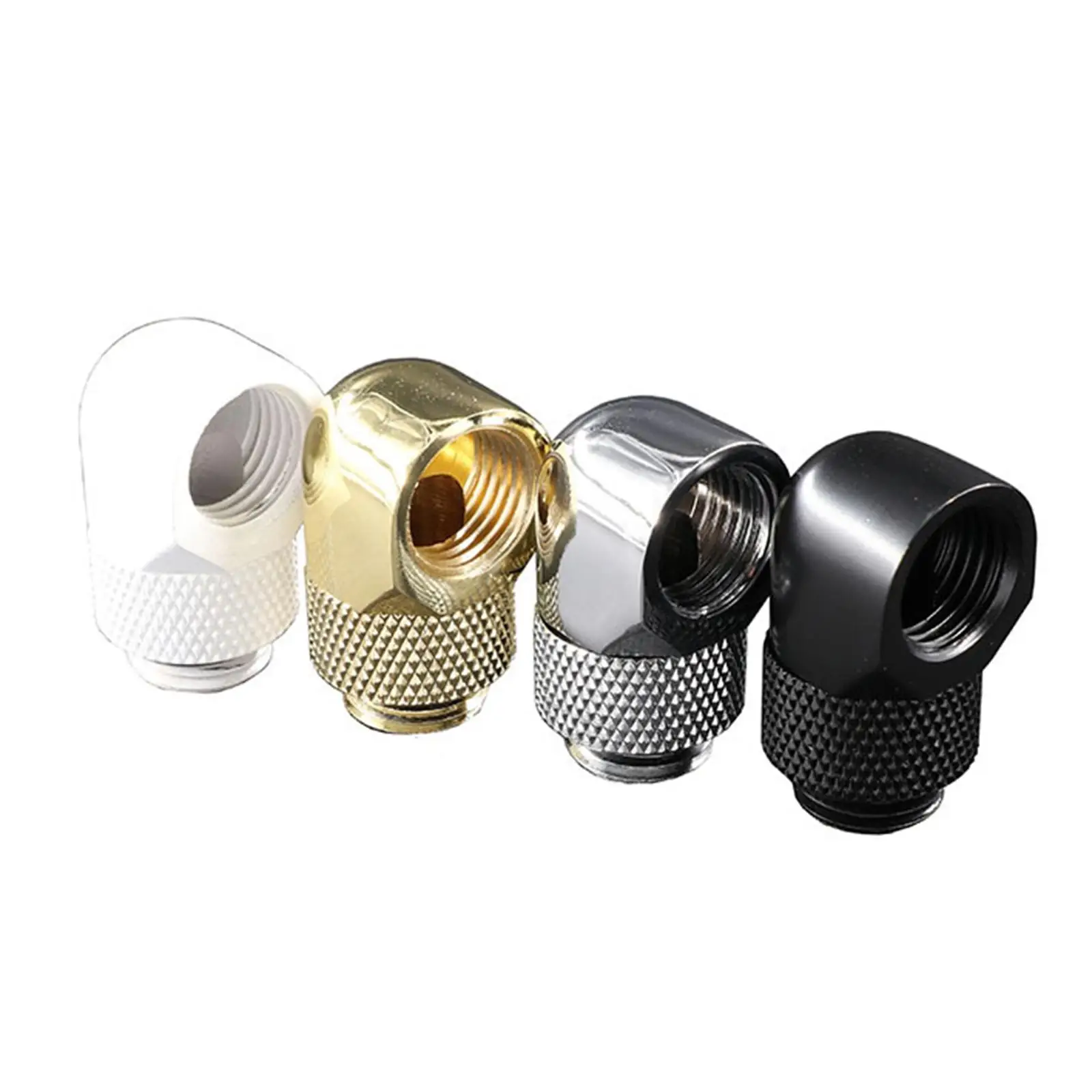 

G1/4" Male to Female Extender Pipe Fitting Durable Brass Connector for Rigid Tubing Metal Tube PETG Tube PC Water Cooling System