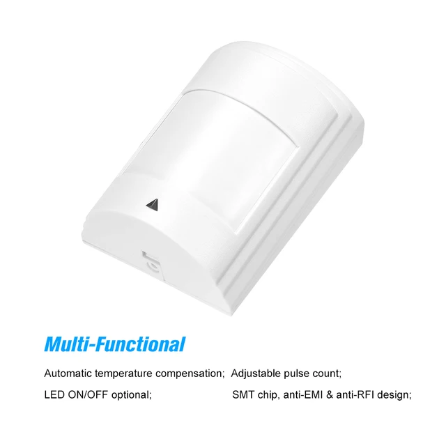 Security Alarm System Wired PIR Motion Sensor Passive Infrared Detector for Home Burglar Intrusion Prevention Detector 4