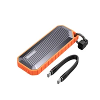 Qwiizlab NVMe & SATA Dual Protocol SSD Enclosure M.2 to USB 3.2 Gen2 Adapter 10Gbps Rugged Zinc Alloy Waterproof IP66 1