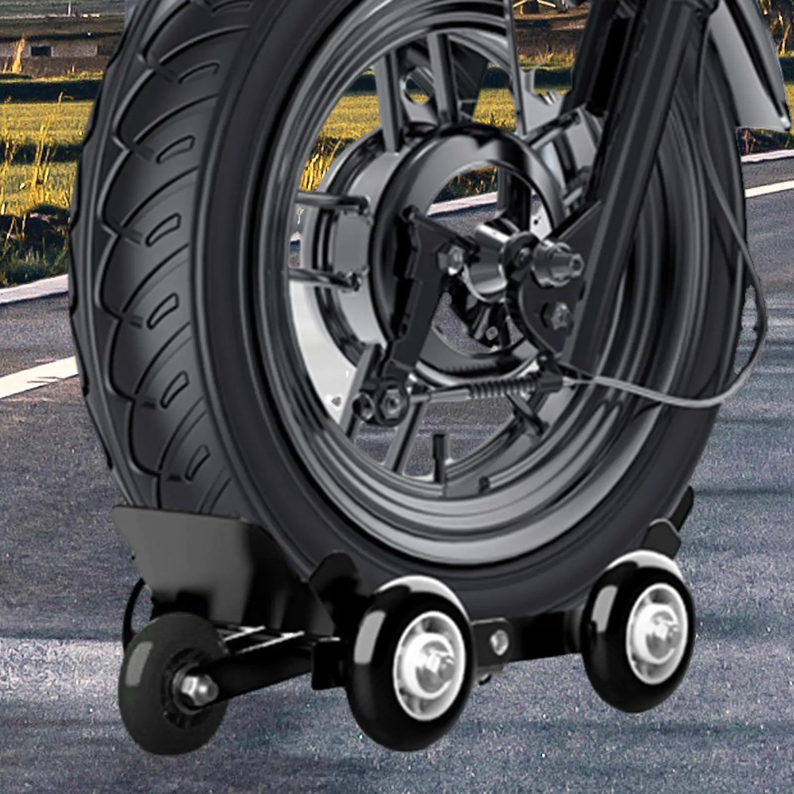Support mobile de remorque mobile de moto