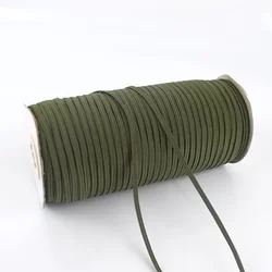 Elastic Band - 30 Meters, 6mm Flat Rubber Ribbon for Sewing and Crafting Accessories (ArmyGreen)