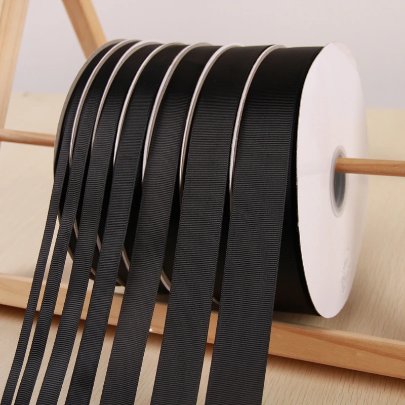 (100yard/roll) 6mm~50mm Grosgrain Ribbon Bakery cake packaging ribbon gift wrap Christmas decoration ribbons ribbon decoration ribbon supplies wrapping ribbon grosgrain ribbon christmas ribbon