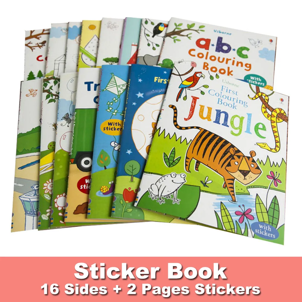 Sticker Activity Abc Over 100 Stickers With Coloring Pages