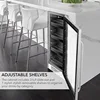 Whynter BBR-638SB Built-in Under Counter 12inch Beverage Refrigerator and Cooler,Fridge with Glass Door,2.0 Cubic Feet,Stainless 5
