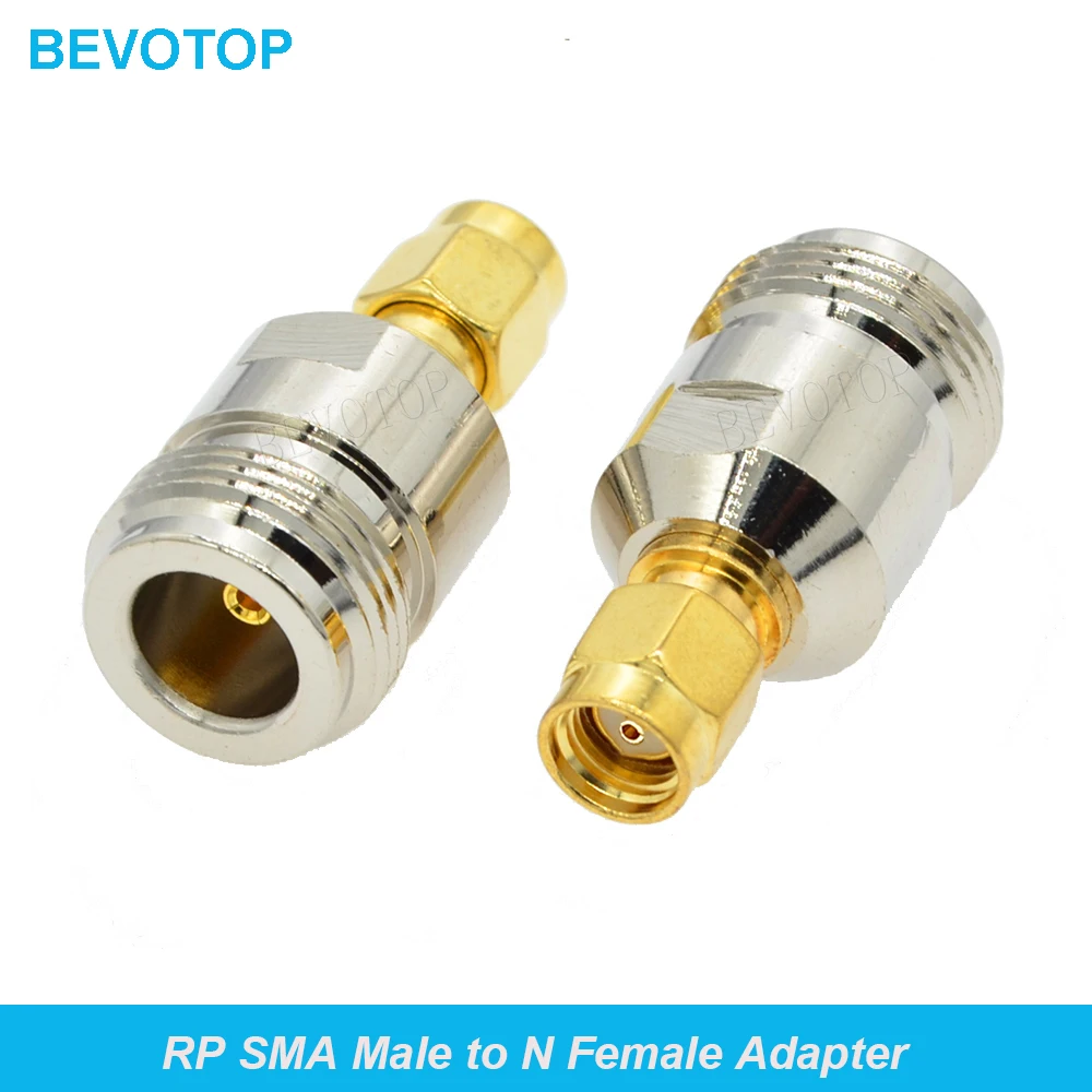 

5PCS/Lot N to SMA Adapter N Female to RP SMA Male Adapter RF Coaxial Connector 50 Ohm SMA N Converter BEVOTOP Wholesales