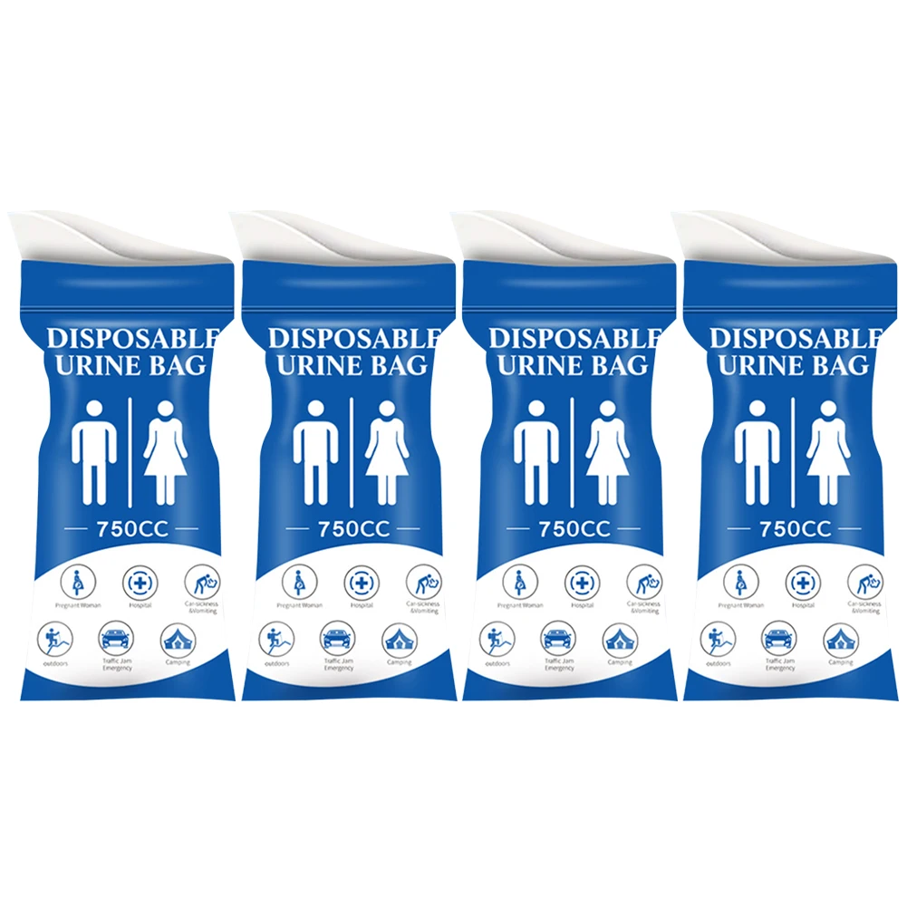 Portable Urinal 4Pcs Disposable Urinal Bag