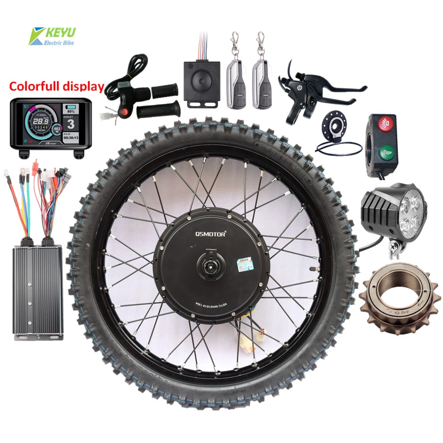 Kit Moteur Roue Arrière Pour Vélo Électrique – 72V 60A – 3000W/5000W