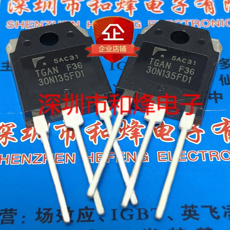 

(5PCS/LOT) TGAN30N135FD1 TO-3P 1350V 30A New Original Stock Power chip