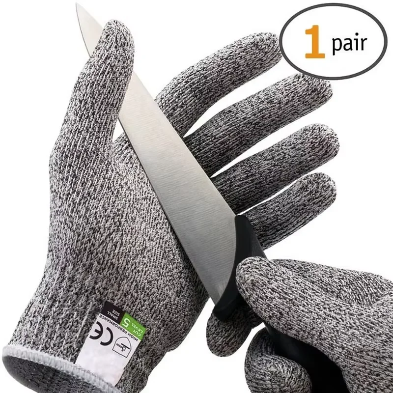 Anti-cut Gloves Safety Cutting Proof Resistant Stab Protective Stainless Steel Wire Metal Mesh Butcher Kitchen Work Glove