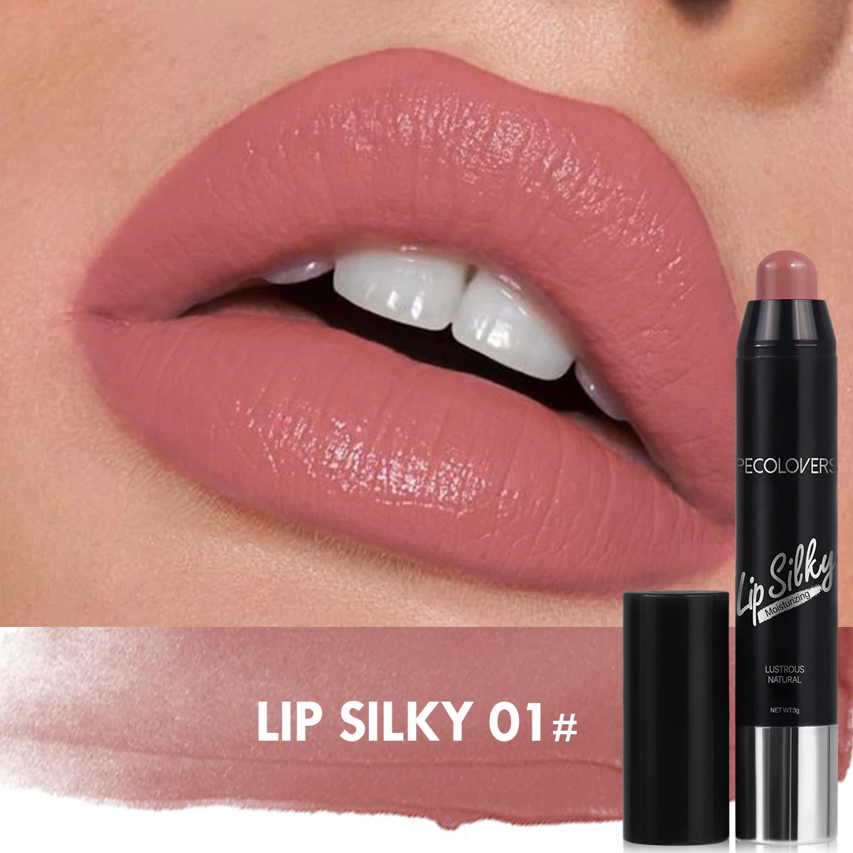 thumbnail image 1 of Moisturizing Lip Lipstick Brighten Sexy Red Lip Gloss Water Light Solid Glass Tea Russet Lip Glaze Tint Makeup Cosmetics Beauty, 1 of 5