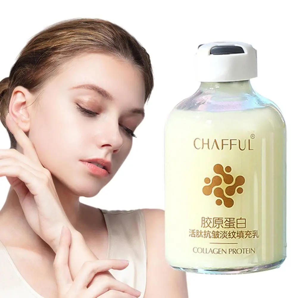 جديد الكولاجين مصل الوجه العناية بالبشرة جوهر الوج...