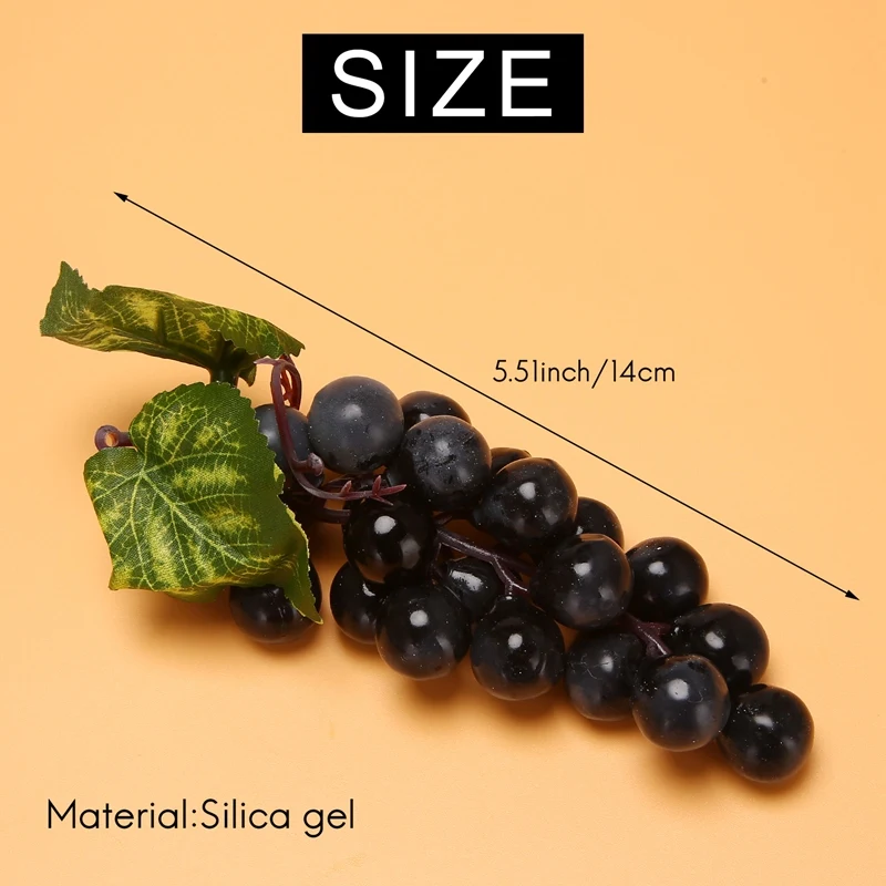 10 Bunches of Artificial Black Grapes artificial fruits and vegetables artificial grapes Fake Fruit Home House Kitchen Party Wedding Decoration Photography