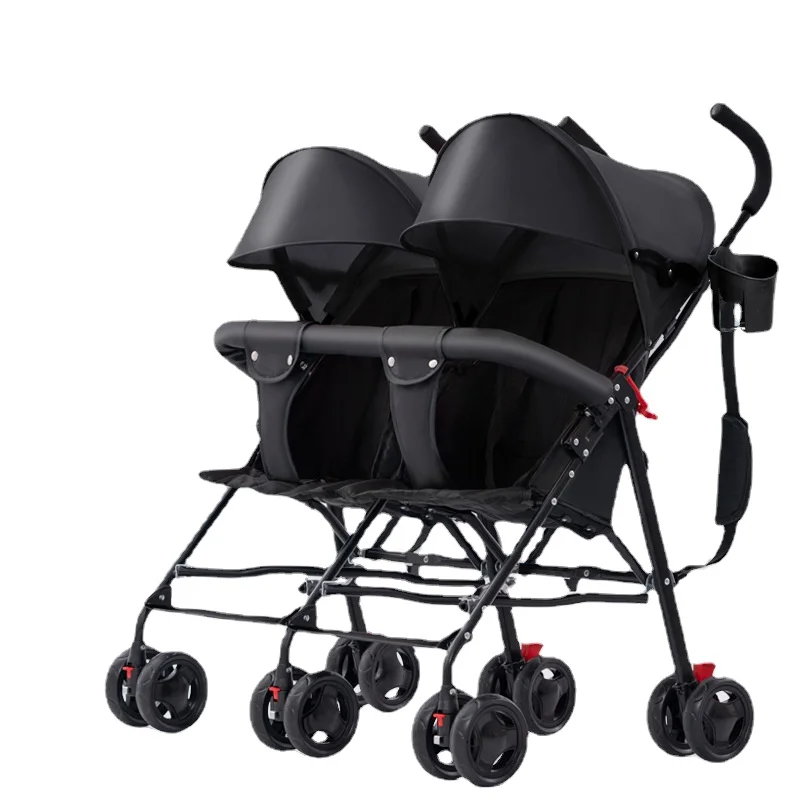 

Twin Stroller Super Light Folding Double Umbrella Cart Second Child Stroller