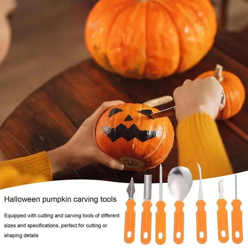Halloween Pumpkin Carving Set Tools Pumpkin Carving Knife Adults Cutting Supplies Engraving Kitchen Cutting Dropshipping
