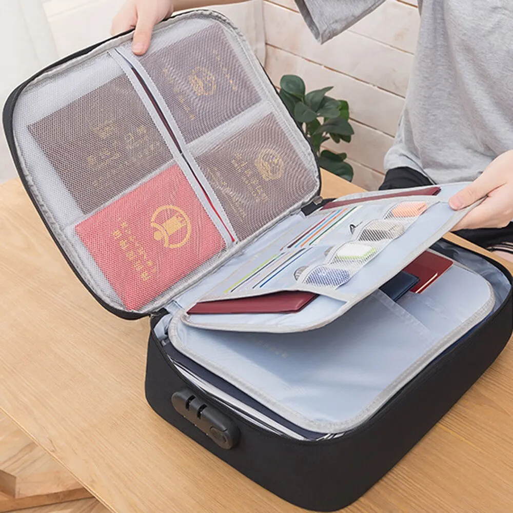 Storage Bag Document Tickets File Organizer Women Travel