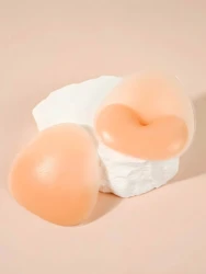 Reusable Silicone Bra Pads - Seamless Push - Up Inserts for Women | Hypoallergenic, Perfect for Swimwear (Apricot)