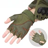 Outdoor Tactical Army Fingerless Gloves Hard Knuckle Paintball Airsoft Hunting Combat Riding Hiking Military Half Finger Gloves 4